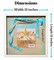 (2-Pack) 12x12" White Display Shadow Box Frame 8 Push Pins a Linen Background
